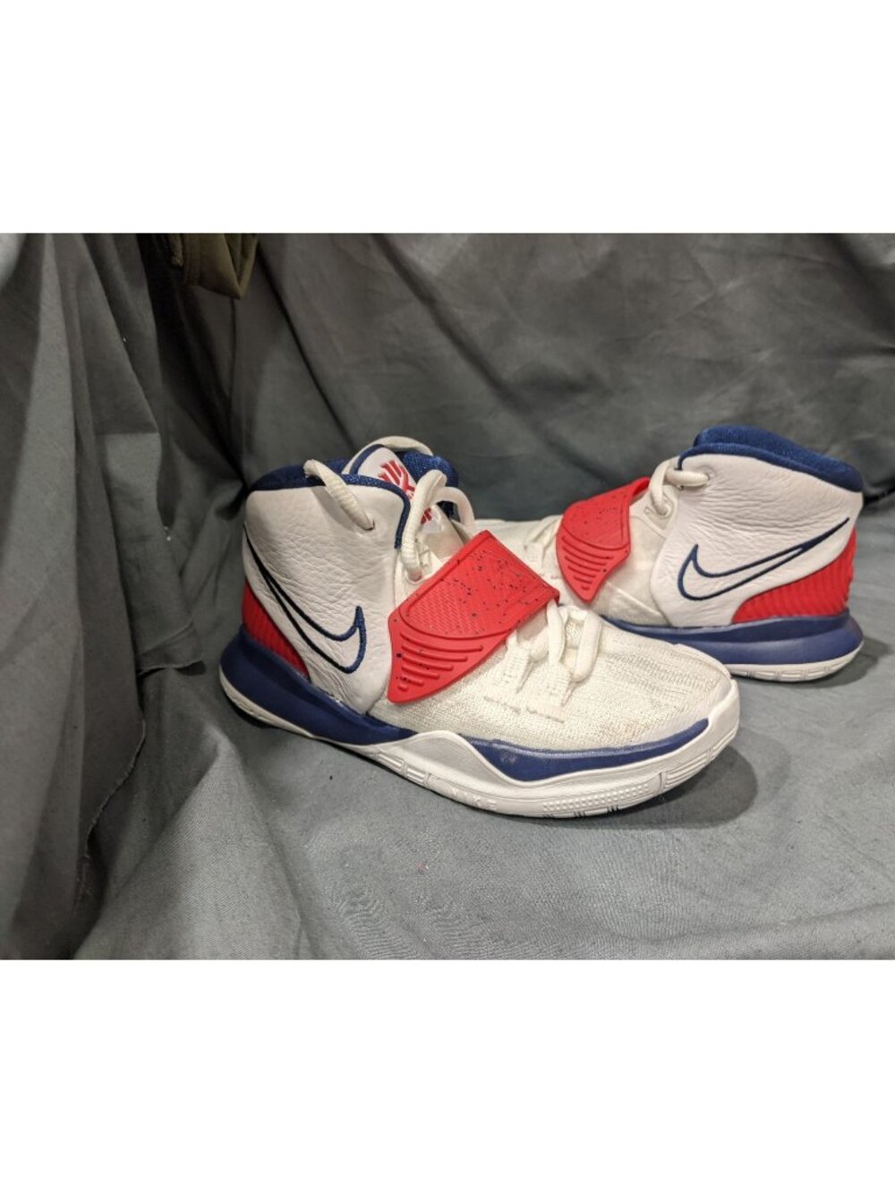 Nike Toddlers Kyrie 6 Toddler  Sneakers White/Blue/Red White Size 11c NEW NO BOX